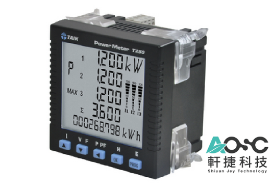 T250 Series DIN-Rail Power Meter | T250-MD01 | RS-485 | 96×96 Panel Mount