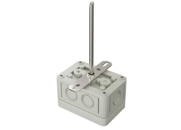 A/TT100-D-12"-4 Series | Duct RTD Temperature Transmitter | 100Ω PT100 | 4–20 mA | 12" Probe