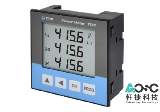 T330 Compact Power Meter | True RMS | Dual Energy | Modbus RTU | DIN96 Panel Mount