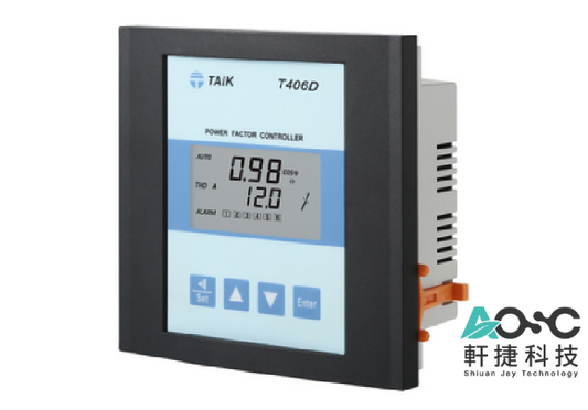 T4 Series Power Factor Controller | TAIK Electric | 6, 7, 12, or 14-Step | DIN Panel Mount | ISO Certified
